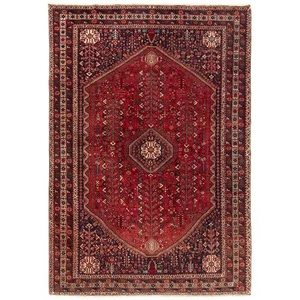 Abadeh 302x204 Cm Alfombra Persa De Lana Orient Roja - Picture 1 of 11