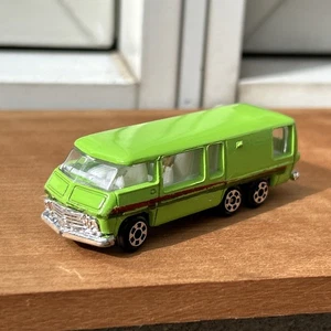 Vintage Zylmex Zee Toys P326 grün GMC Wohnmobil HO Druckguss Wohnmobil Rarität - Bild 1 von 22