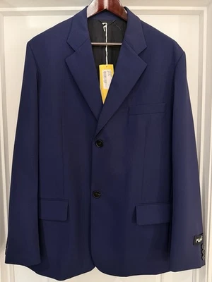 Chaqueta de traje de lana tropical Marni para hombre Giaca Uomo en tinta talla 52 precio de venta sugerido por el fabricante $2,250 Foto 1 de 4