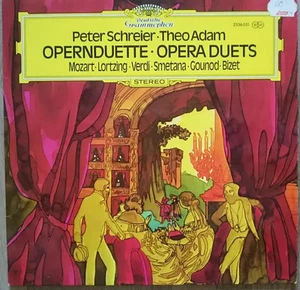 LP Peter Schreier & Theo Adam Opernduette - Opera Duets NEAR MINT Deutsche Gr - Picture 1 of 1
