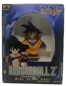 Mini busto de resina Dragonball Z Goku edición limitada #1684/3000 empalizadas 2001 - Imagen 1 de 11