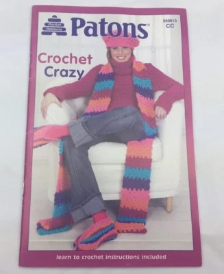 Folleto Patons Crochet Crazy Crochet Pattern  Foto 1 de 4