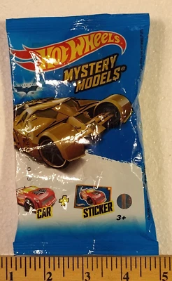 Hot Wheels 2016 Mystery Models baggie car Gold Tumbler Batmobile - Image 1 of 2