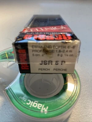 Rapala Jointed Shad Rap JSR-5 P Perch Vintage Fishing Lure - Image 1 of 4