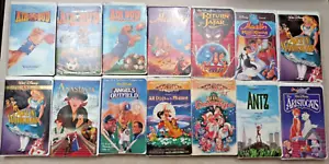 Good Tapes / Poor Cases - Clamshell VHS MOVIES Alphabetical Order 1.50 Each - Picture 1 of 19