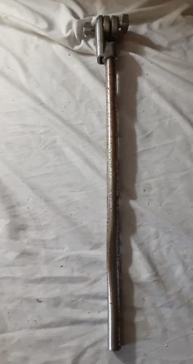 TAMA Mount Cymbal Arm Stand Part, 21" Lg 3/4" dia, silver, RUST, TARNISH DENTS - Image 1 of 4