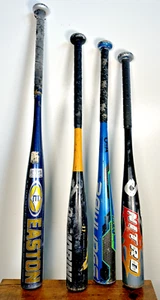 Lot of 4 Baseball Bats Demarini Nitro, Black Cayote,  Rawlings RX4,  Easton LX35 - Picture 1 of 12