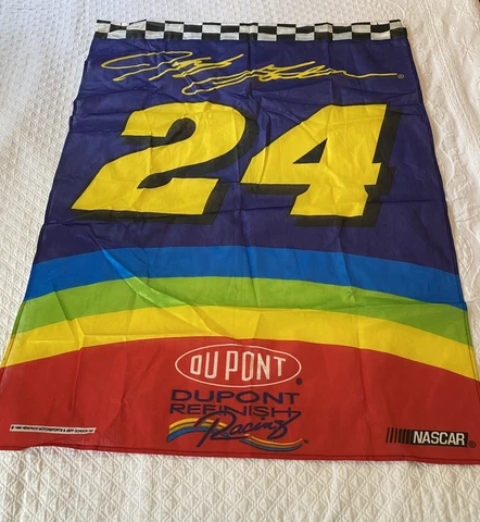 Jeff Gordon #24 Dupont House Flag - NASCAR Rainbow Warrior Hendrick Motorsports Cover
