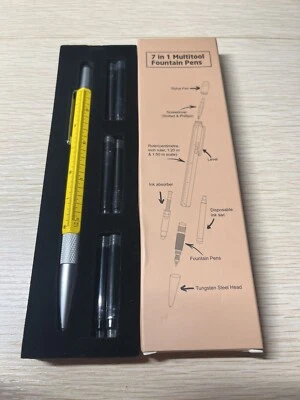 Pluma Estilográfica Multiherramienta Ainkedin 7 en 1 Foto 1 de 3