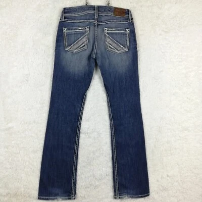 BKE Womens Jeans Sabrina Slim Boot Cut Denim Glitter Bling Stone Wash 26 - Image 1 of 4