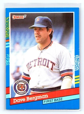 1991 Donruss #342a Dave Bergman - Image 1 of 2