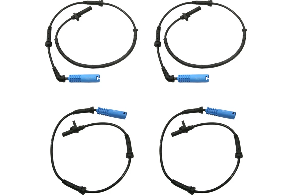 Juego de sensor de velocidad de rueda ABS Delphi delantero y trasero para BMW 545i 2004-2005 (58043) Foto 1 de 4