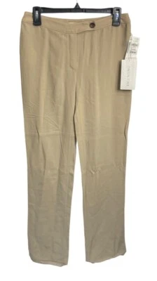 Pantalones de vestir para mujer Valentino 100 % lana virgen beige talla 6 de lujo” Foto 1 de 4