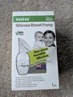 New Sealed Box Haakaa Generation 1 Silicone Breast Pump, 100 ml Capacity - Image 1 of 4