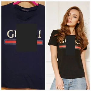 BLACK SUMMER COTTON WOMEN FASHION TOP - Picture 1 of 3