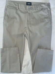 Linksoul Men's Golf Chino Lightweight Stretch 34s X 30 Beige Pants - Picture 1 of 16