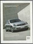 2002 INFINITI G35 advertisement, Infiniti sedan print ad