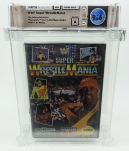 Sega Genesis *WWF Super WrestleMania* Sellado WATA 9.6 A The Indiana Collection - Imagen 1 de 10