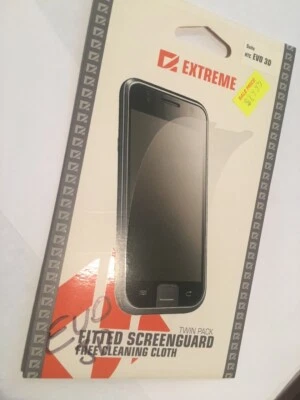 HTC Evo 3D Screen Protector Guard Twin Pack in Clear by Extreme XSG-HTCE3D BNIB - Image 1 of 2