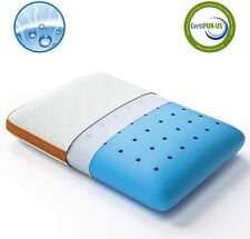 Maxzzz Gel Memory Foam Pillow Breathable Bed Pillow Removable Cover Breathable