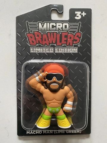 Macho Man Randy Savage Classic Lime Green Micro Brawler Pro Wrestling SHIPS NOW! Cover