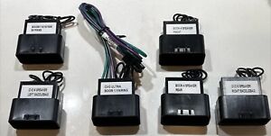 Harley Davidson Rockford Fosgate 14-Up Boom Audio Amplifier Bypass Plug Set NEW
