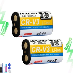 2x Battery for CR-V3 CRV3 Kodak EasyShare 310 330 340 360 533 ZOOM C643 ZOOM - Picture 1 of 6