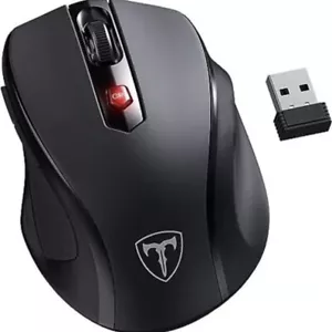Wireless Mouse D-09 Computer Mouse USB Cordless Mice for Laptop Ergo Grips Li... - Picture 1 of 9