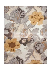 Jaipur Living Petal Pusher Hand-Tufted Floral & Leaves White Area Rug (3'6" X... - Picture 1 of 5