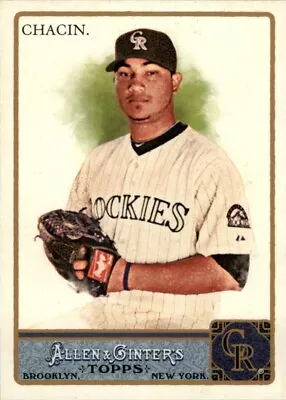 2011 Allen & Ginter Jhoulys Chacin #4 - Image 1 of 2