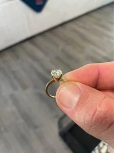 1.60 Carat 14K Gold Diamond Engagement Ring Center=1.6 Carat F-VS1 Value=$7500 - Picture 1 of 5