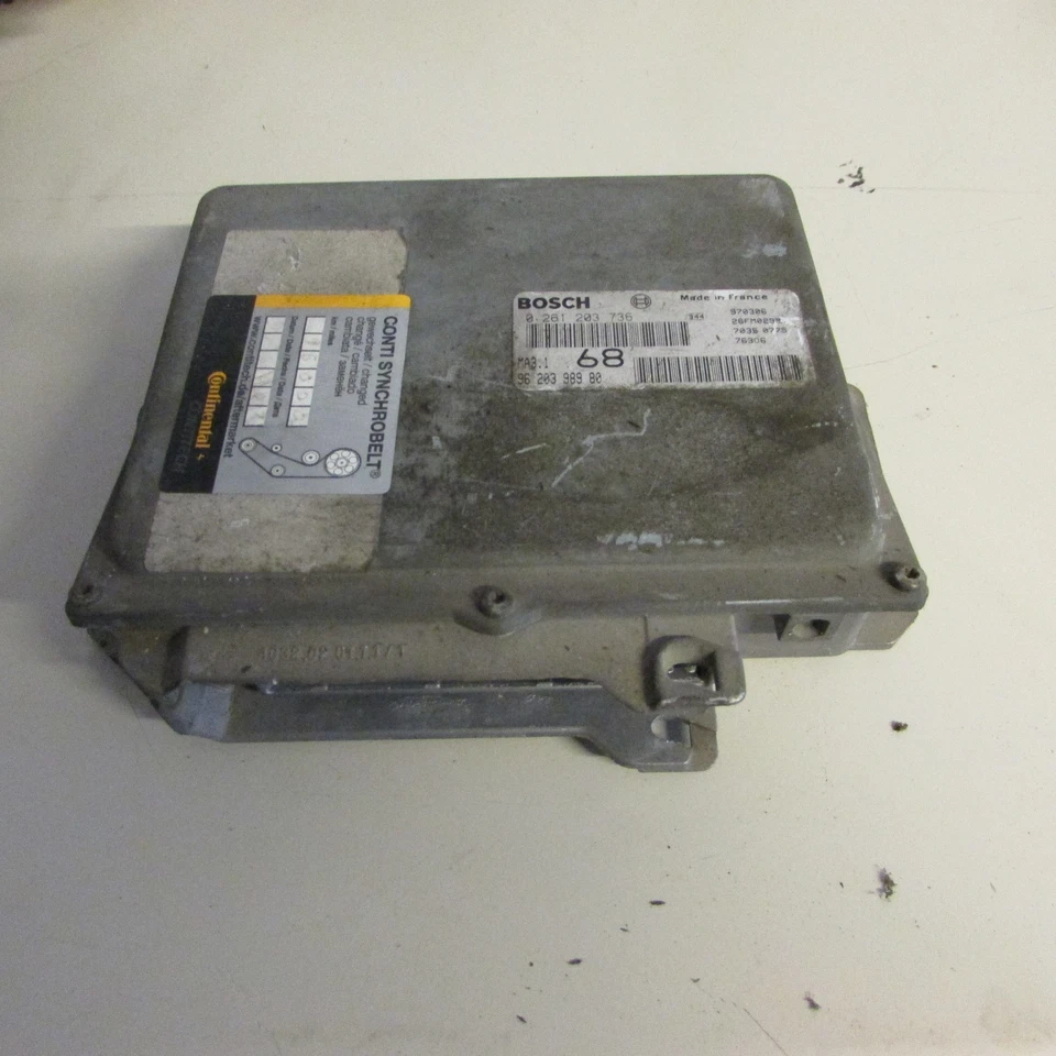 Centralina motore ECU 0261203736 Peugeot 106 Mk2 1996-2004 (13902 16-1-C-4) - Immagine 1 di 1
