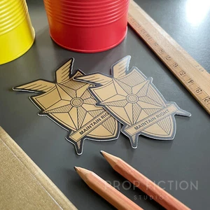 Mad Max - Prop MPF Fahrzeug Aufkleber / kleine "Main Force Patrol" Display Decals - Bild 1 von 1