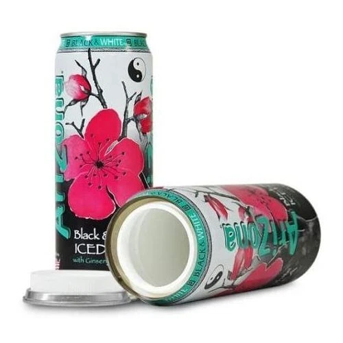 SAFETY TECHNOLOGY ARIZONA TEA CAN SAFE DIVERSION SAFE SECRET COMPARTMENT HIDDEN VALUABLES STASH