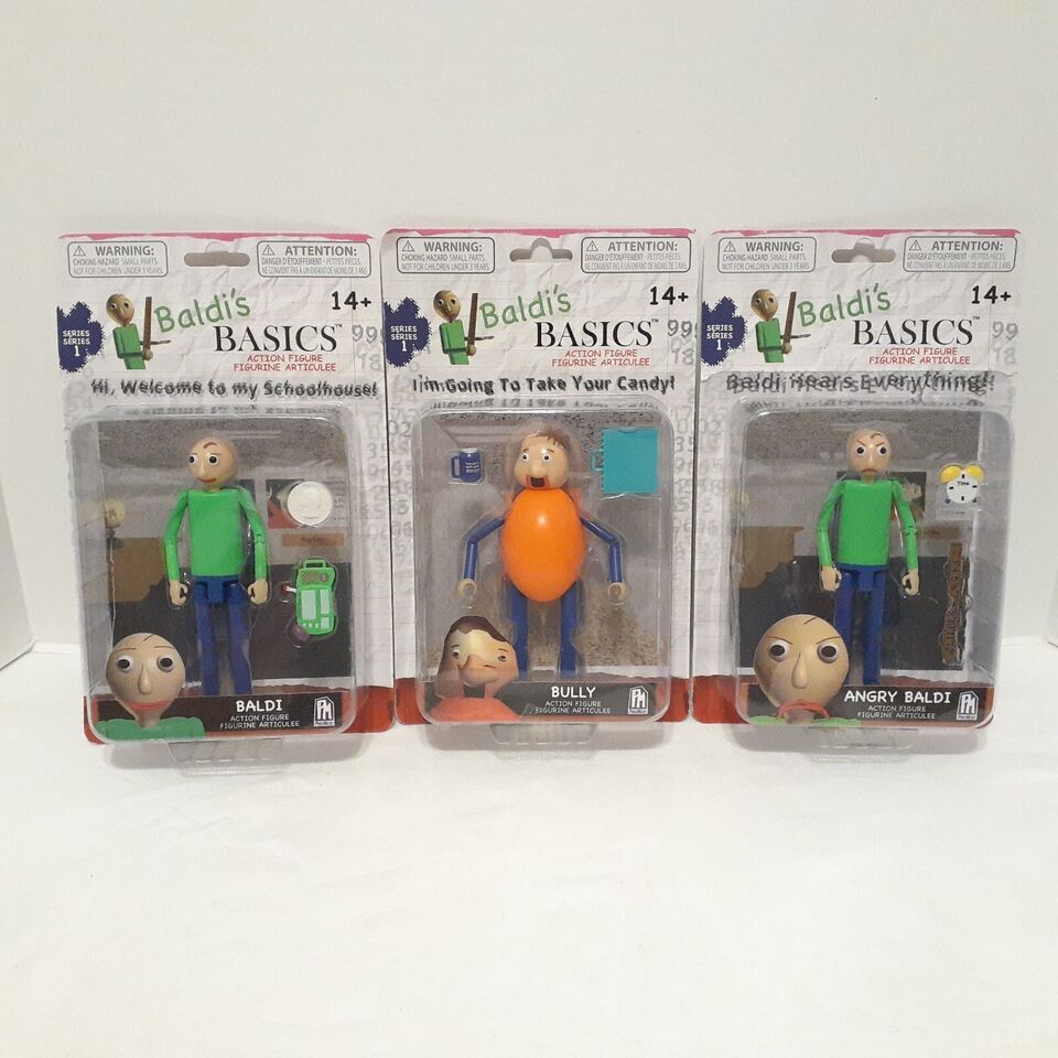 Baldis Basics Series 1 Angry Baldi Action Figure PhatMojo - ToyWiz