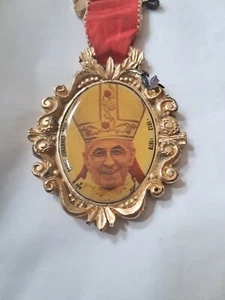 Defekt Eisingen Baden Papst Johannes Paul I. 1913-1976 tragbare Plakette 1979 - Bild 1 von 4