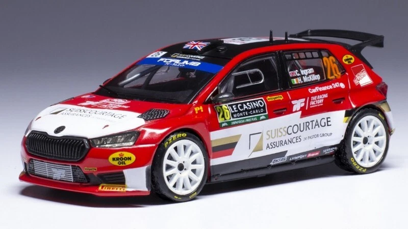 Skoda Fabia Rally2 Rally Monte Carlo 2024 Ingram-McKillop 1:43 IXO RAM922 - Immagine 1 di 1