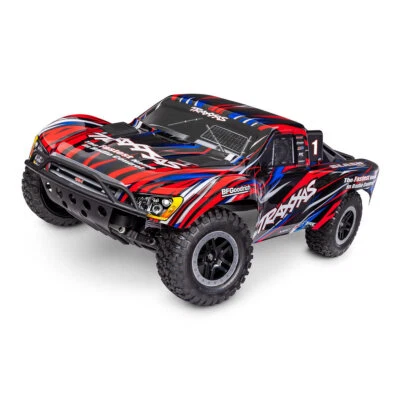 Traxxas 58334-4 1:10 Slash Brushless BL-2s 2WD HD-Version clipless 2,4GHz rot - Bild 1 von 4