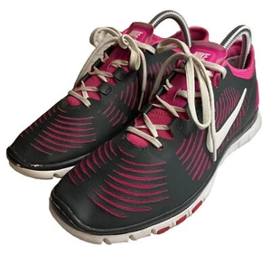 Nike Free Balanza 3.0 Running Training Shoes Gray Pink Womens 8 Athletic Sneaker - Picture 1 of 12