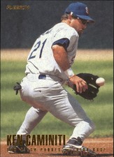 1996 Fleer San Diego Padres Baseball Card #562 Ken Caminiti