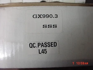  Pair  Chrome  Finish GX990.3  135 Degree Glass-to-Glass Door  Hinge - Picture 1 of 3