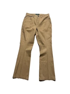 Jeans Lauren Ralph Lauren Co. Talla 8 Marrón Tostado Clásico Corte Bota Jeans, Bolsillos - Imagen 1 de 11