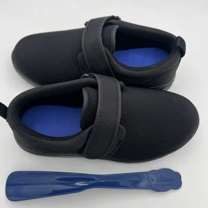 NEW Women's DR COMFORT Marla Black Shoes Washable Size 8XW with shoe horn - Picture 1 of 14