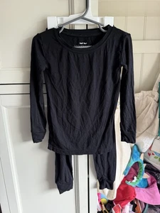 Pigiama Little Sleepies nero tinta unita 3T manica lunga 2 pezzi  - Foto 1 di 9