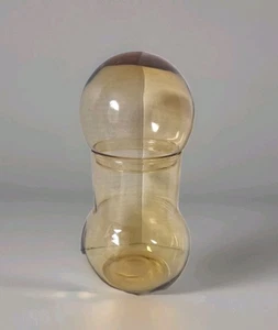 Vintage Federal Glass "Glassics" Sun Gold Roly Poly Bubble Jar Canister - Picture 1 of 10