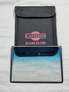 Cavision Glass Filter FGGB 0.6 Half Color Blue With Protective Carry Case VGC! - Picture 1 of 7