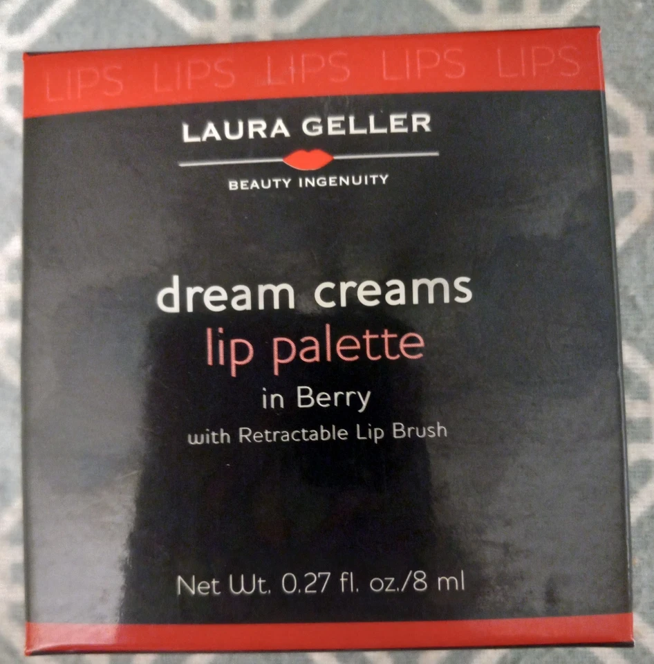 Laura Geller Dream Creams Lip Palette In Berry With Retractable Lip Brush Sealed - Image 1 of 4