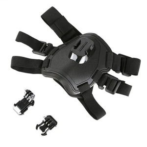 Sleek Black Design Dog Harness Mount Compatible with For Sports Cameras - Picture 1 of 8
