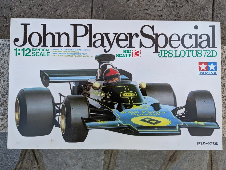 TAMIYA MODEL KIT JPS LOTUS 72D SCALA 1:12 CODICE 12013 VINTAGE NOS - Immagine 1 di 4