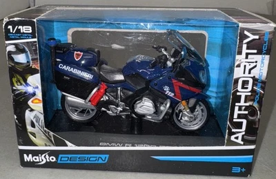 MAISTO 1:18 POLICE MOTORCYCLES BMW 1200 R Carabinieri DIECAST MODEL 32306 - Image 1 of 4